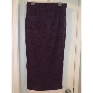 SHEIN High waisted Purple pencil skirt